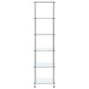 vidaXL 6-Tier Shelf Transparent 15.7 in.x15.7 in.x63 in. Tempered Glass - 2 of 4