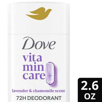Dove Beauty VitaminCare+ Aluminum Free Lavender & Chamomile Deodorant Stick for Women - 2.6oz