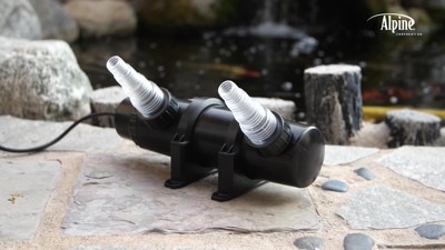 9-Watt Black UV Clarifier for Outdoor Water Features