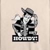 Women's - Disney - Hey Howdy Lightweight French Terry Wide Neck Long Sleeve Shirt - 2 of 4