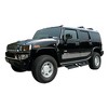 QAA is Compatible with 2003-2009 Hummer H2 4 Piece Stainless Body Molding Insert Trim Kit, with Hummer Logo Letters Cut Out HV43025 - 2 of 4