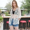 Anna-Kaci Women's Short Embroidered Lace Duster Crop Cardigan - 4 of 4
