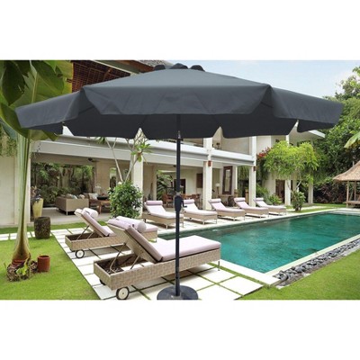 PAGED Extra Wide Patio Umbrella Modern Outdoor Market Umbrella with Tilt, Crank and 6 Ribs for Garden and Poolside, Base Not Included