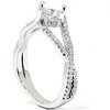 Pompeii3 3/8ct 14K White Gold Diamond Engagement Ring Semi Mount - 3 of 4