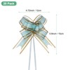 Unique Bargains Plastic Gold Edge Satin Multipurpose Ribbon Pull Bows 20 Pcs - 3 of 4