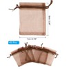 Unique Bargains Drawstring Mini Gift Candy Christmas Party Wedding Organza Bags 50 Pcs - 2 of 4
