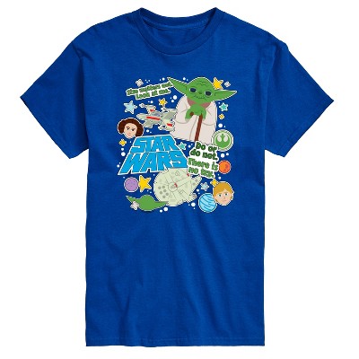 Men's - Star Wars - Yoda Stickers Short Sleeve Graphic T-Shirt