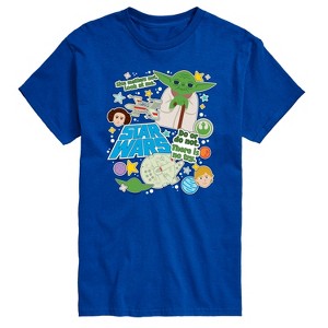 Men's - Star Wars - Yoda Stickers Short Sleeve Graphic T-Shirt - 1 of 3