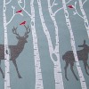 11.5"x18.5" Indoor Christmas Woodland Deer Rectangular Throw Pillow - Pillow Perfect: Embroidered, Weather-Resistant - 4 of 4