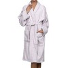 100% Cotton Ultra-Soft Terry Adult Unisex Lightweight Luxury Bathrobe by Blue Nile Mills - 2 of 4