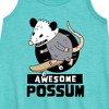 Girls' - Instant Message - Awesome Possum Graphic Sleeveless Aline Dress - 2 of 4