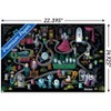 Trends International Disney Haunted Mansion - Map Unframed Wall Poster Prints - 3 of 4