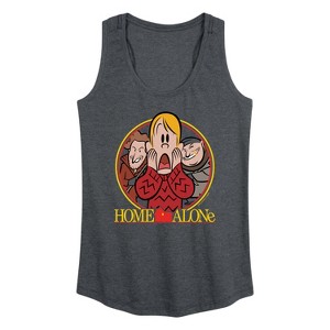 Women's - Home Alone - Movie Poster Graphic Racerback Tank - 1 of 4