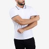 X RAY Men's Short Sleeve Texture Rib Polo - 3 of 4