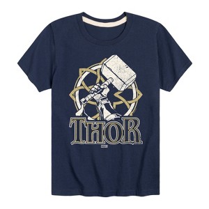Boys' - Marvel - Thor Norse Short Sleeve Graphic T-Shirt - 1 of 4