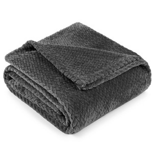 PAVILIA Lightweight Fleece Throw Blanket for Couch, Soft Warm Flannel Blankets for Bed - 1 of 4