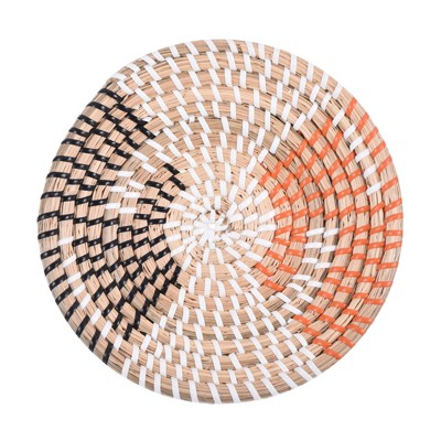 Unique Bargains Decorative Wall Art Hanging Woven Basket (7.87" - Style A) 1Pc