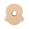 Unique Bargains Decorative Magnets Magnetic Fridge Sticker Irregular Shape Eldest Resin Brown Beige 1Pc - 3 of 3