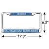 California State University, San Bernardino Mascot Full Size Standard License Plate Metal Frame - 4 of 4