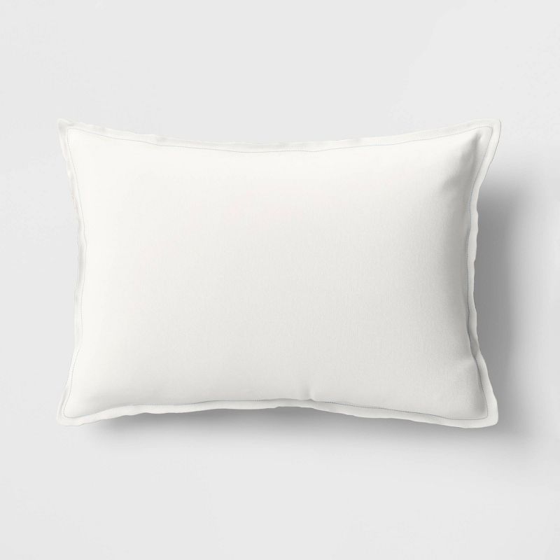 Printed Cotton with Embroidery Lumbar Throw Pillow - Room Essentials™, 4 of 7