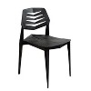 Sunnydaze Indoor/Outdoor Plastic Dining Chair for the Kitchen, Patio, Deck, or Porch - 32" - image 3 of 4