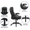 Flash Furniture Hansel Extreme Comfort High Back Black LeatherSoft Executive Swivel Ergonomic Office Chair with Flip-Up Arms - 4 of 4