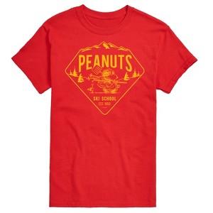 Men's - Peanuts - Ski School Short Sleeve Graphic T-Shirt - 1 of 4