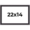 PosterPalooza | Antique Red Picture Frame - UV Acrylic, Backing Board, Hanging Hardware Included - 2 of 4