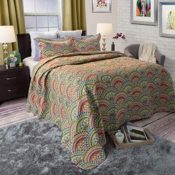 Home Boutique Aria Dots Cotton Sheet Set Neutral 6pc Queen : Target