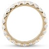 Pompeii3 2Ct Diamond Eternity Ring 10k Yellow Gold U Prong Stackable Wedding Band - 3 of 4