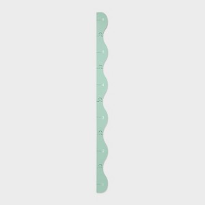 Kids' Growth Chart Green - Pillowfort™: Smoke Green MDF Height Measuring Graphic 66" - 1 of 4
