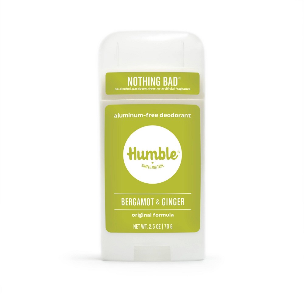 Humble Brands Original Formula Aluminum-Free Deodorant - Bergamot & Ginger - 2.5oz