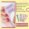 Saviland Women's 22pcs Semi-Cured Gel Nail Strips Kit - Luminous Glow & Long-Lasting with Tools.(Angel Series) - 2 of 4