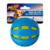 NERF Checker Crunch Ball Dog Toy - Blue/Green - L - image 2 of 3