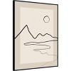 Amanti Art Line art 2 by Elena Ristova Framed Canvas Wall Art - 3 of 4