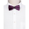 INSPIRE CHIC Men's Velvet Adjustable Pre-Tied Bow Tie - 4 of 4