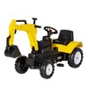 Aosom Children's Ride-On Toy Pedal Digger, Pretend Play Construction Car with Horn for Kids & Toddlers 3+, Yellow - 4 of 4