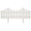White Lawn Divider 17 pcs 32.8 ft vidaXL - 2 of 4