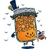 Junior's Design By Humans Halloween Jam By nickv47 T-Shirt - 2 of 3