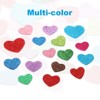 Unique Bargains Colored Heart Self-Adhesive Glitters Home Decor Card DIY Foam Stickers - 3 of 4