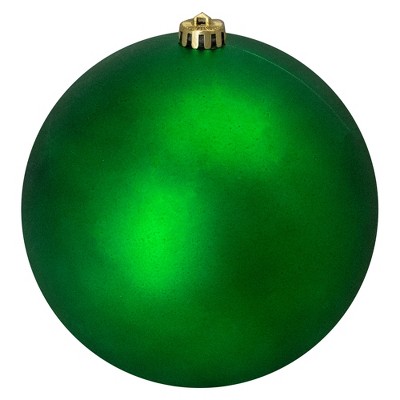 Northlight 8" Shatterproof Matte Christmas Ball Ornament - Green