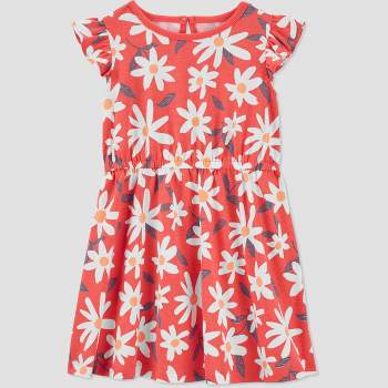 Carter's Just One You® Toddler Girls' Floral Dress - Coral