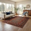 Captiv8e Designs Langdon Global Inspired Red Wool Rug - 2 of 4