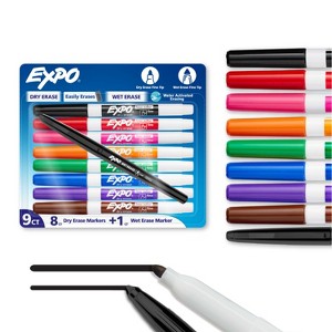 Expo 9pk Dry Erase Colorful Markers : Target