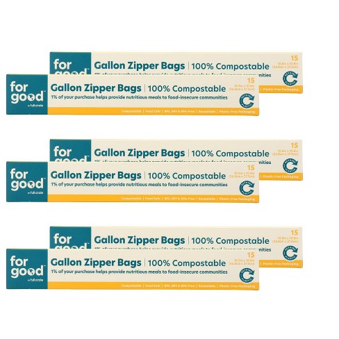 GOOD FOOD FOR GOOD Gallon Zipper Bags - Case of 6/15 ct - image 1 of 4