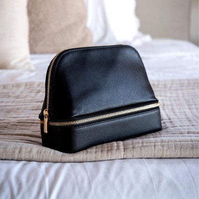 Jetsetter - The Curved Cosmetic Bag with Jewelry Organizer