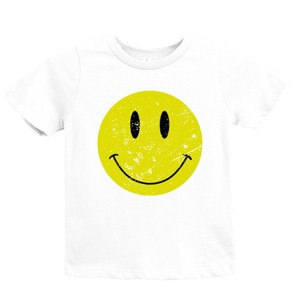 The Juniper Shop Distressed Smiley Face Youth Short Sleeve Tee - 1 of 4