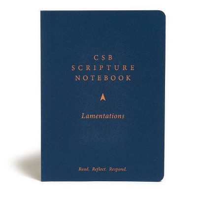 CSB Scripture Notebook, Lamentations - by  Csb Bibles by Holman (Paperback)