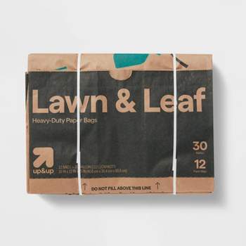 Lawn and Leaf Paper Garden Refuse Bags - 12ct - up & up™