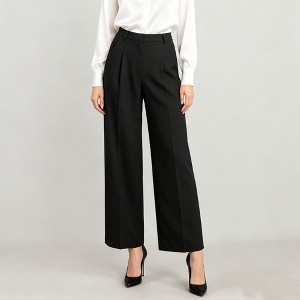 black high waisted dress pants Alloy Apparel Tall High Waist Flare Dress Pants for Women in Black Size XL